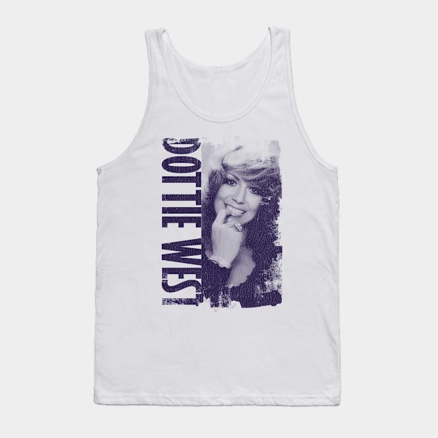 Dottie West - Nametype Tank Top by ROYFRESHN DRAW